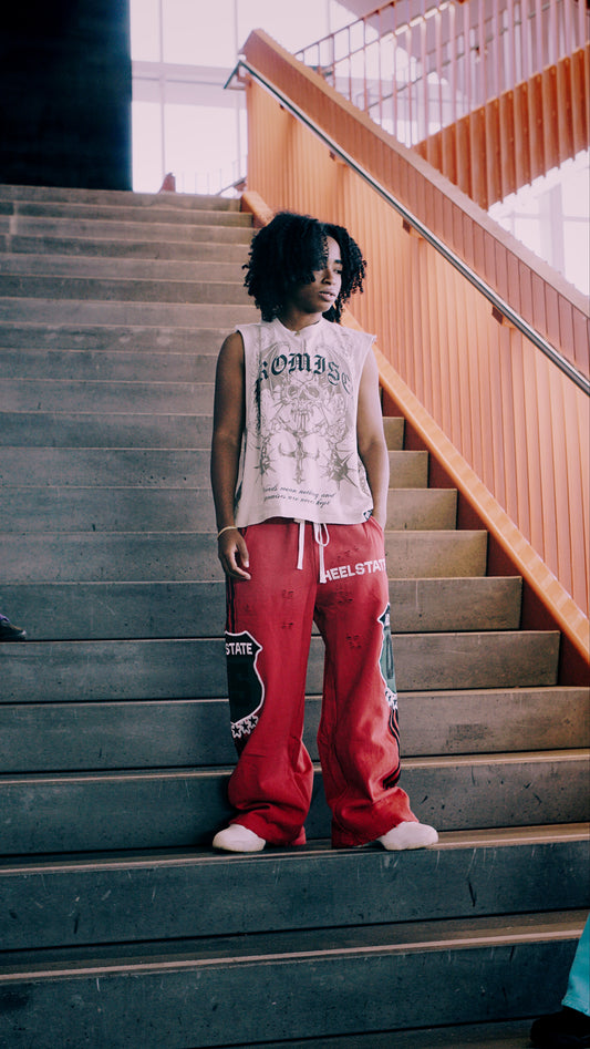 Crimson Red Highway Sweats