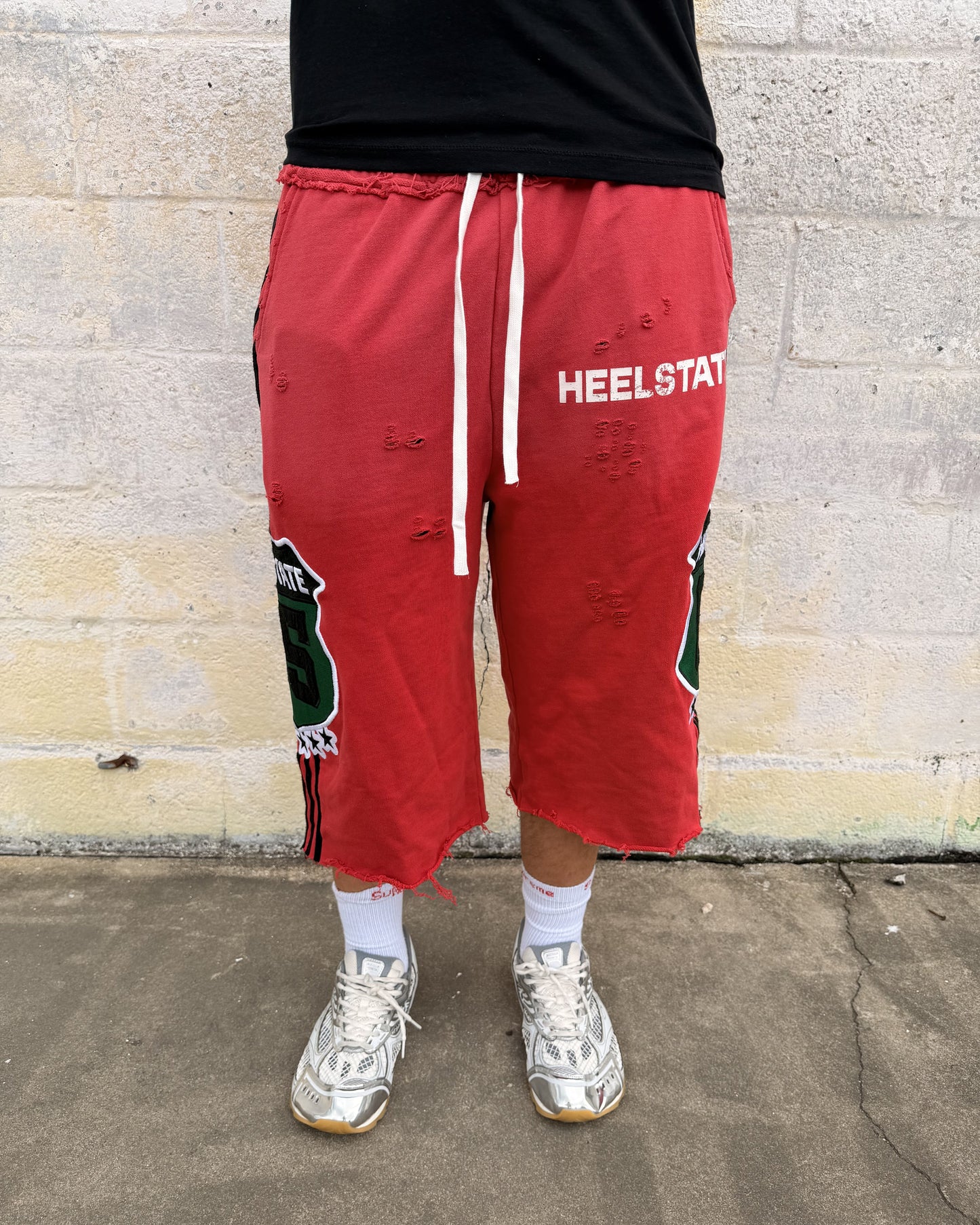 Crimson Red Highway Shorts