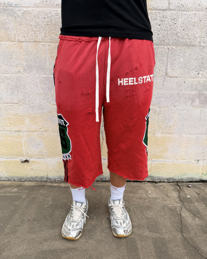 Crimson Red Highway Shorts